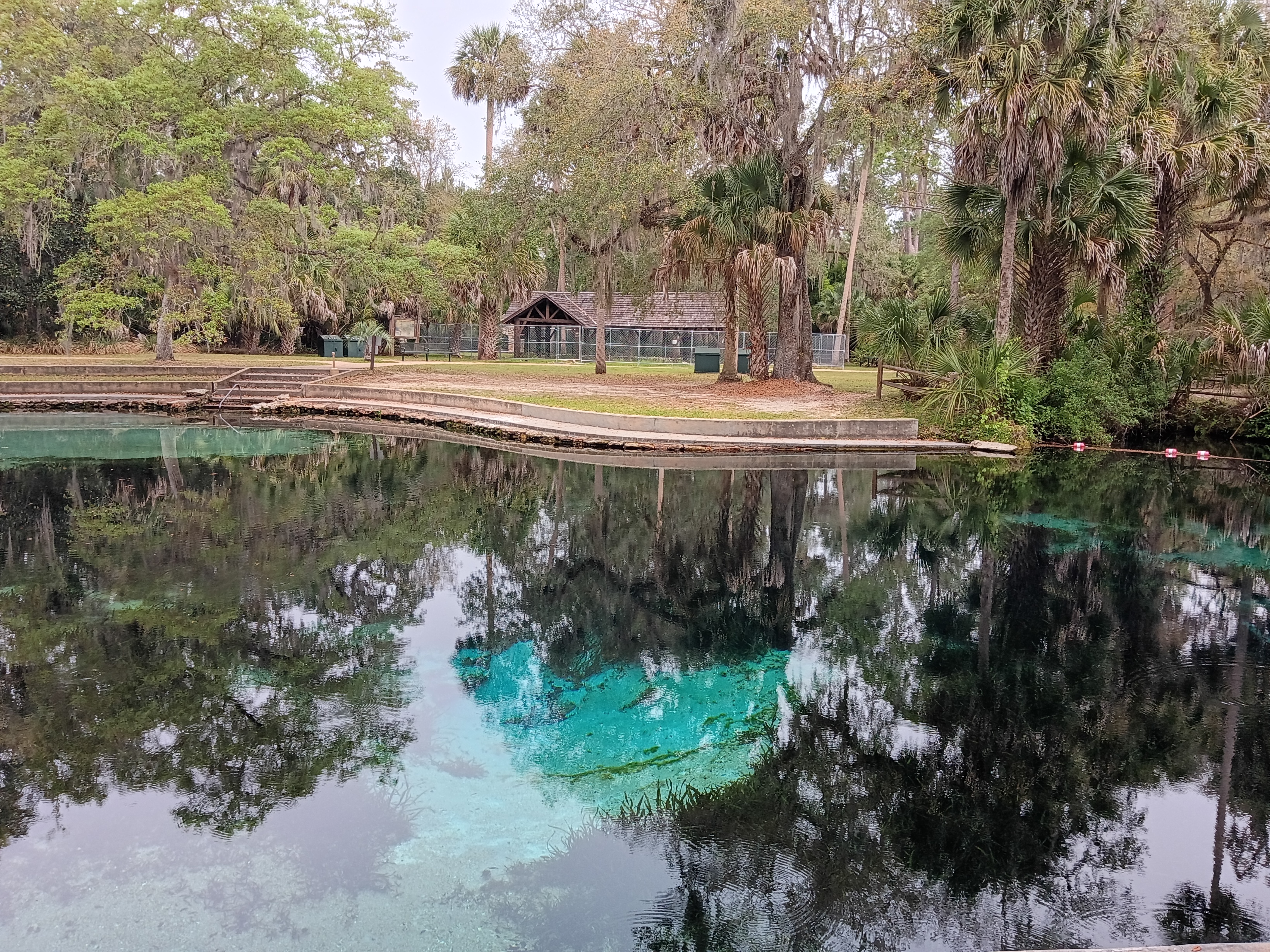 View of the lake